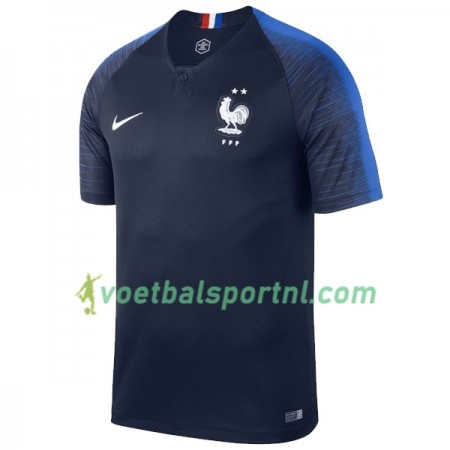 Champions Frankrijk 2 Star Thuis Shirt WK voetbal 2018